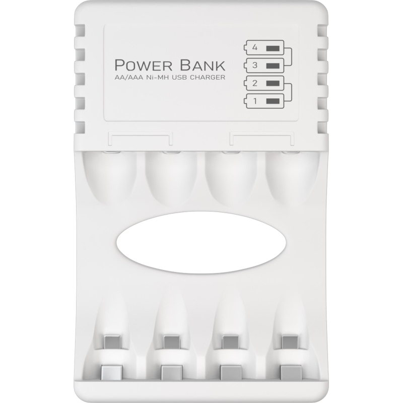 превью Зарядное устройство GP 270AAHC/CPB-2CR4, 4 слота + 4 акк. 2700 mAh
