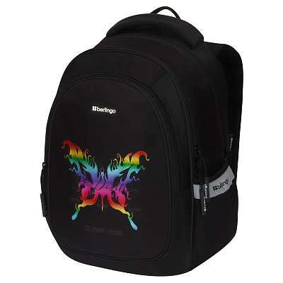 Рюкзак Berlingo Modern «Holographic» 38×30×18см, 3 отделения, 2 кармана, эргономичная спинка
