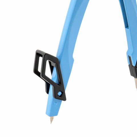 Готовальня BRAUBERG ULTRA, 4 предмета: циркуль 135 мм, запасной грифель, насадка, аквамариновый цвет