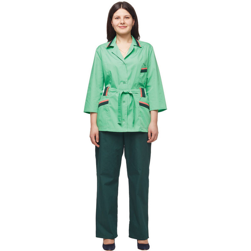 превью Костюм женский у04-КБР салатовый/зеленый (размер 52-54, рост 158-164)