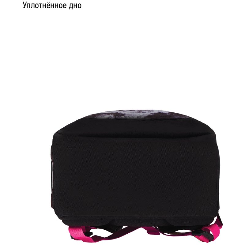 Рюкзак Berlingo Boom «Black-pink style» 38.5×29×12см, 2 отделения, 3 кармана, анатомическая ЭВА спинка