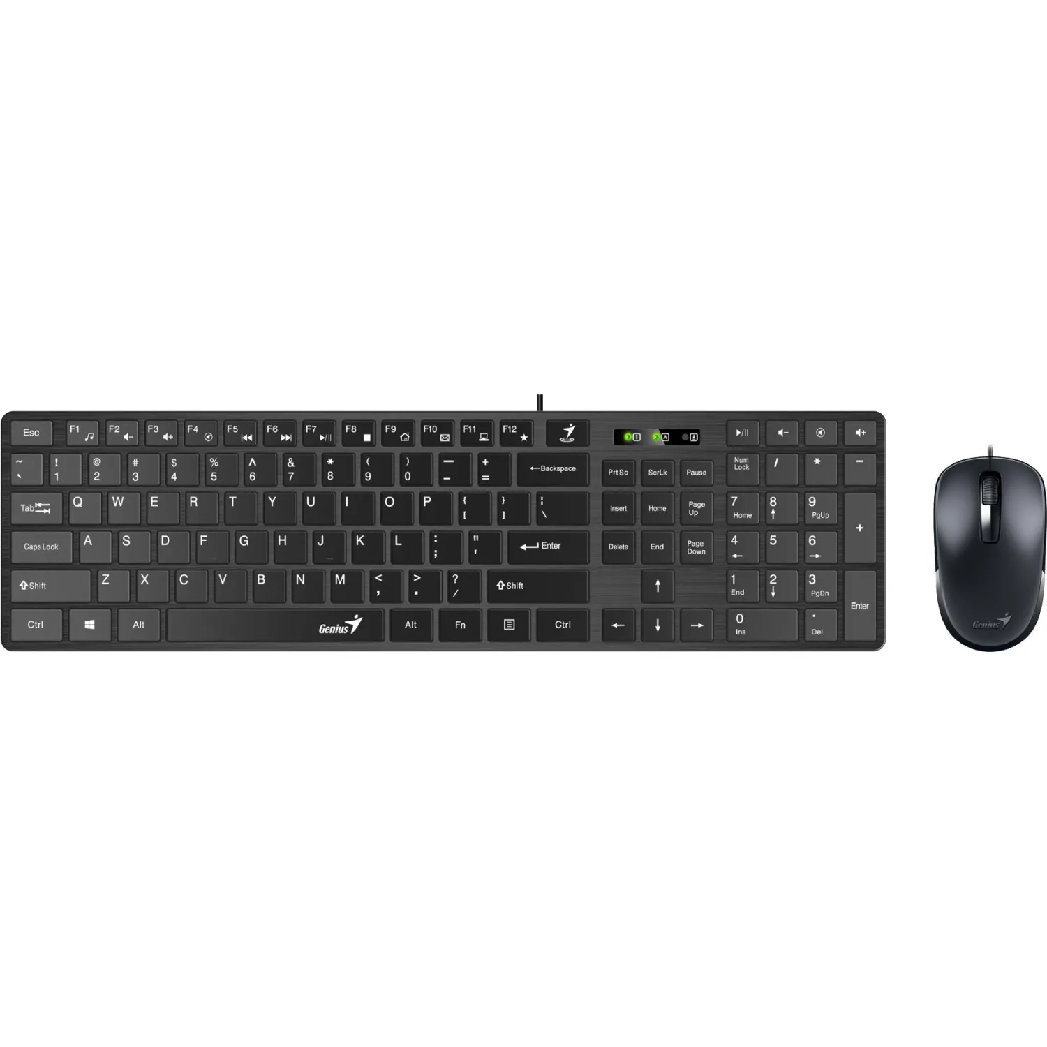 Комплект проводной клавиатура и мышь Genius SlimStar C126 (31330007402)