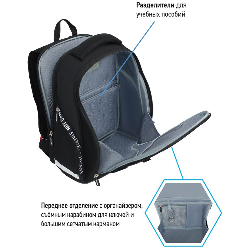 Ранец Berlingo Nova «Lifestyle» 37×28×18см, 2 отделения, 2 кармана, анатомическая спинка