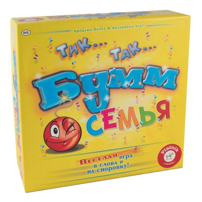 Настольная игра Piatnik Тик-Так-Бумм-Семья арт. 1232649 - купить в ...