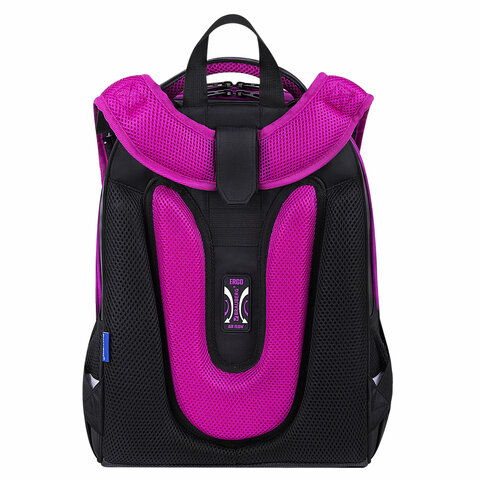 Ранец BRAUBERG SHINY, 2 отделения, с брелоком, «Magic cat», 38×28х14 см