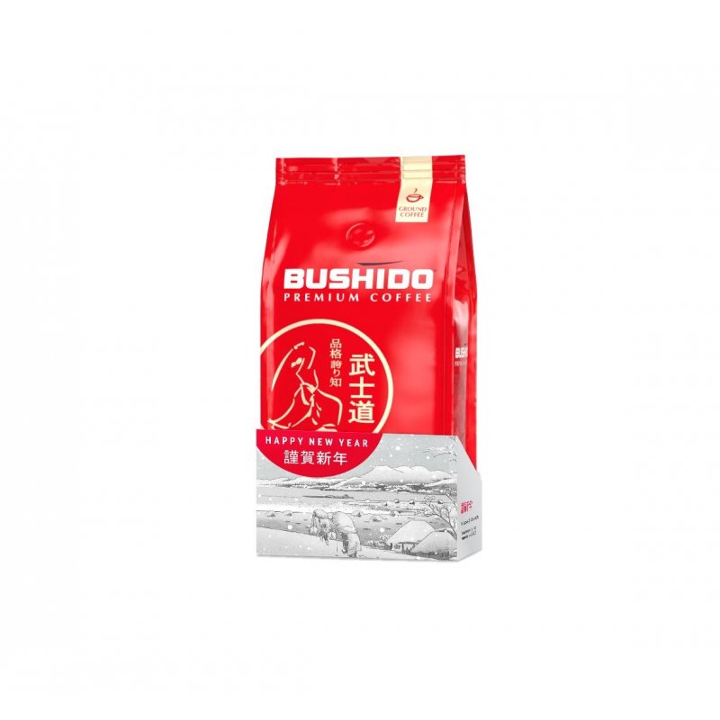 Кофе молотый Bushido Red Katana 227 г (вакуумный пакет)