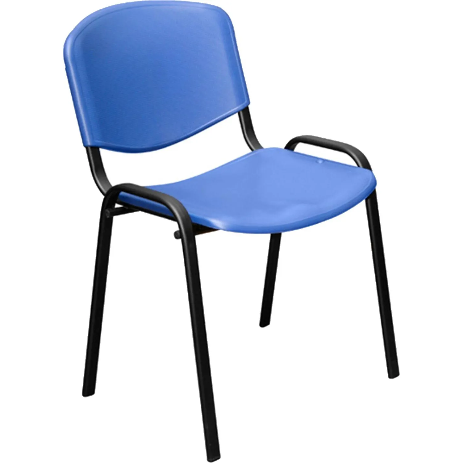 Стул офисный Easy Chair Изо синий (пластик, металл) (573678)