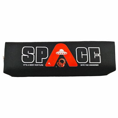 Пенал ЮНЛАНДИЯ ЮНИОР, 1 отделение, полиэстер, Space, 20×6х4 см