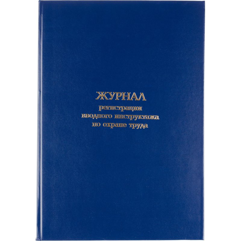 Журнал регистрации вводного инструктажа по охране труда, бумвинил,96л, офсет