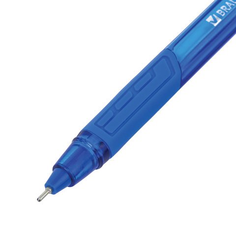 Ручка шариковая масляная BRAUBERG «Extra Glide GT Tone», СИНЯЯ, узел 0.7 мм, линия письма 0.35 мм