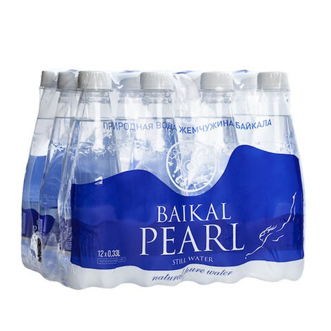 Вода негазированная минеральная BAIKAL PEARL (Жемчужина Байкала) 0.33 л, пластиковая бутылка
