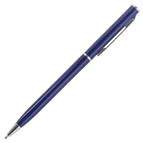 Ручка бизнес-класса шариковая BRAUBERG «Delicate Blue», корпус синий, узел 1 мм, линия письма 0.7 мм, синяя