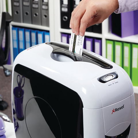 Уничтожитель (шредер) REXEL STYLE+ (США), 1 человек, 4 уровень секретности, фрагменты 4×24 мм, 7 листов, 12 л