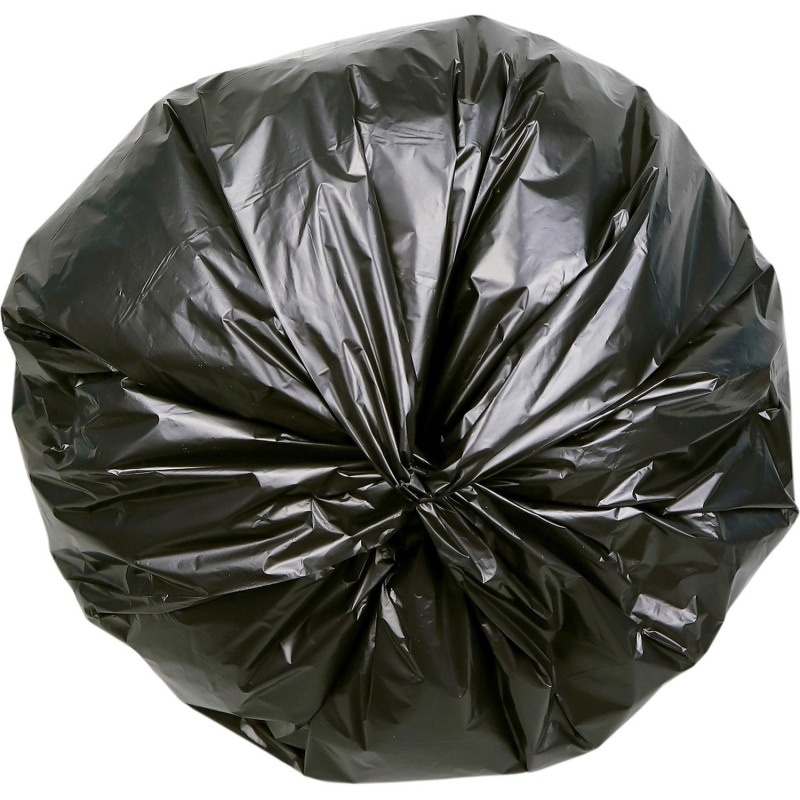 Мешки для мусора ПВД 240л 30мкм 10шт/рул черные 90×130см Элементари