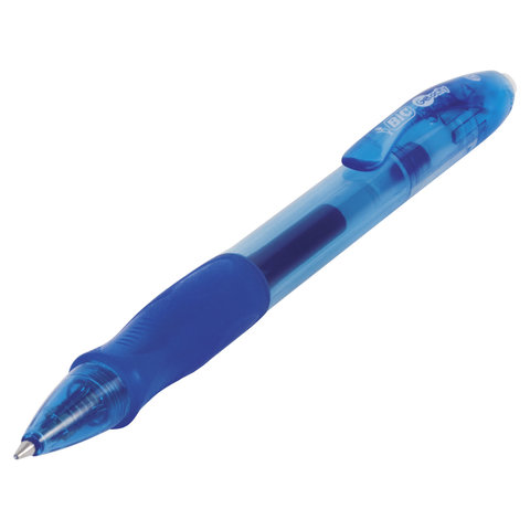 Ручка гелевая автоматическая Bic Gelocity Original синяя (толщина линии 0.35 мм)