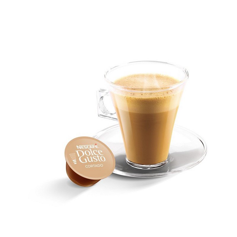 Капсулы для кофемашин NESCAFE DOLCE GUSTO эспрессо с молоком 16x200г.