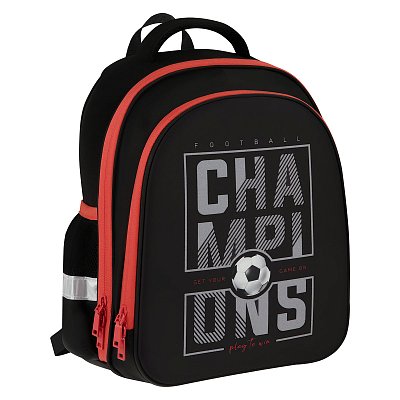 Ранец ArtSpace School Friend Light «Champions» 35×29×12см, 2 отделения, 2 кармана, анатомическая спинка
