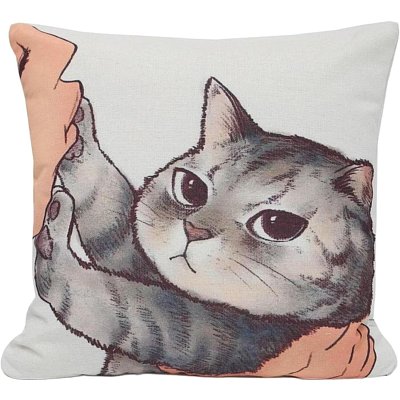 Подушка декоративная 40×40см (хлопок 60%, ПЭ 40%/новолон ПЭ), ПД40-033