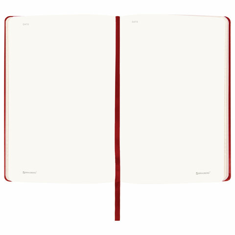Блокнот-скетчбук А5 (130×210 мм), BRAUBERG ULTRA, балакрон, 80 г/м2, 96 л., без линовки, красный