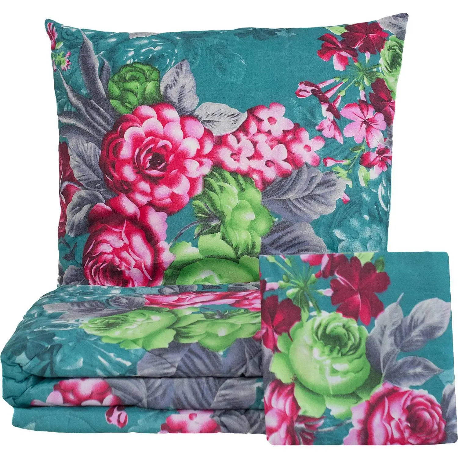 Набор спальный, ЛН, 2сп(одеяло, наволочки, простыня), полисатин, пэ волокно