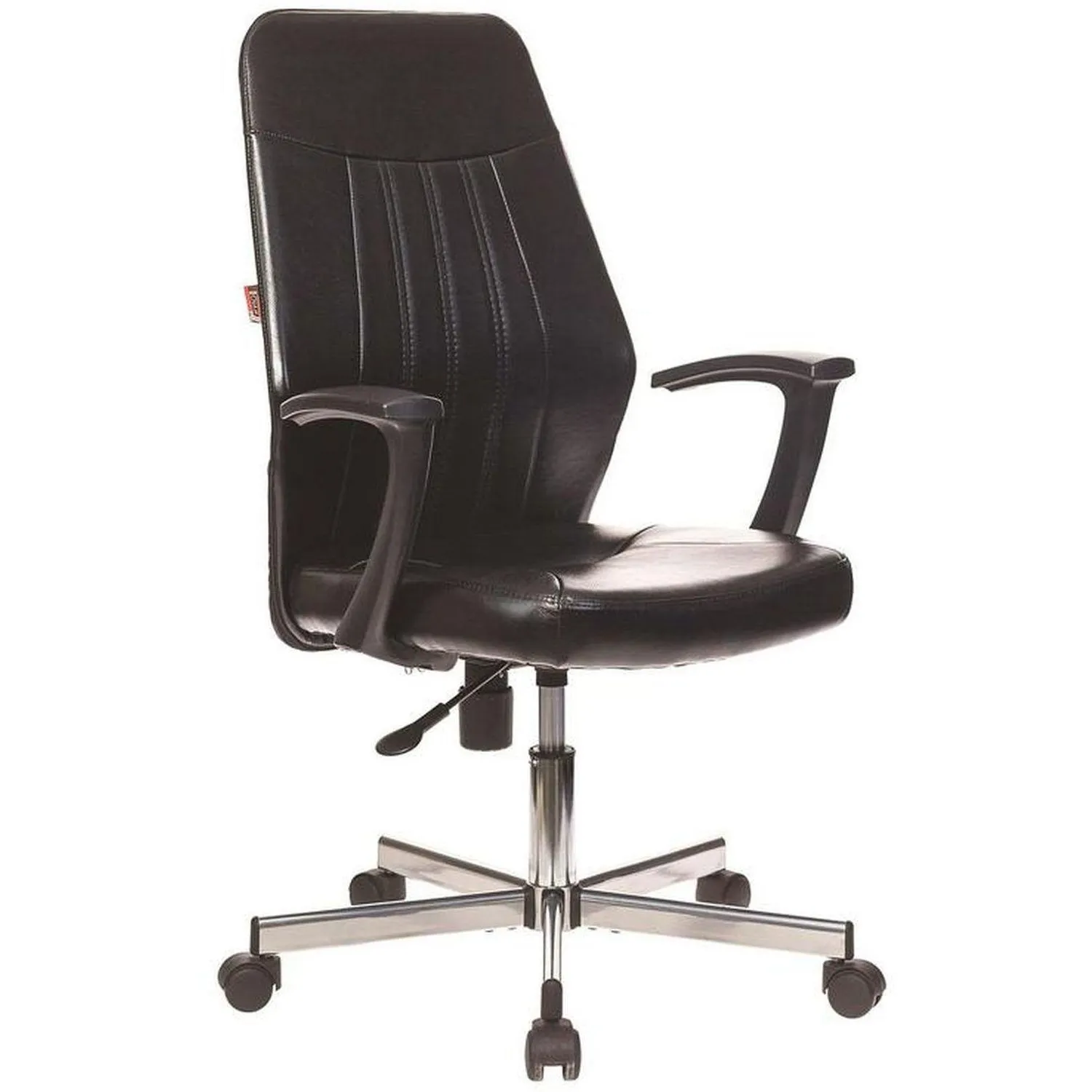 Кресло офисное Easy Chair 224 DSL PPU чёрное (экокожа, металл)