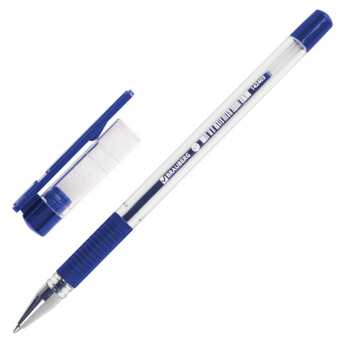 Ручка шариковая с грипом BRAUBERG «X-Writer», СИНЯЯ, узел 0.7 мм, линия письма 0.35 мм