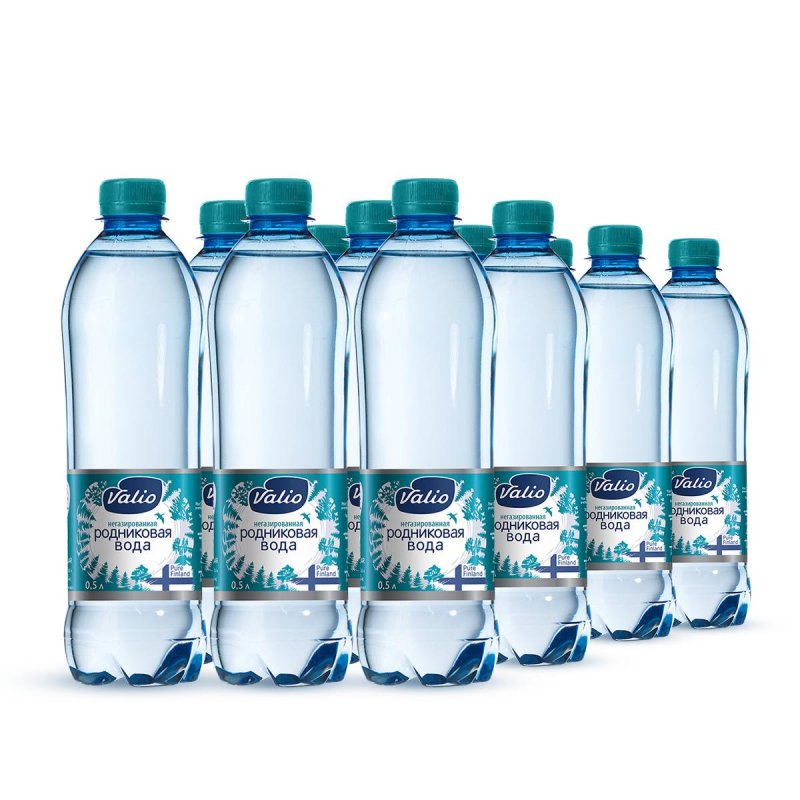 Вода минеральная Valio негазированная 0.5 л (12 штук в упаковке)