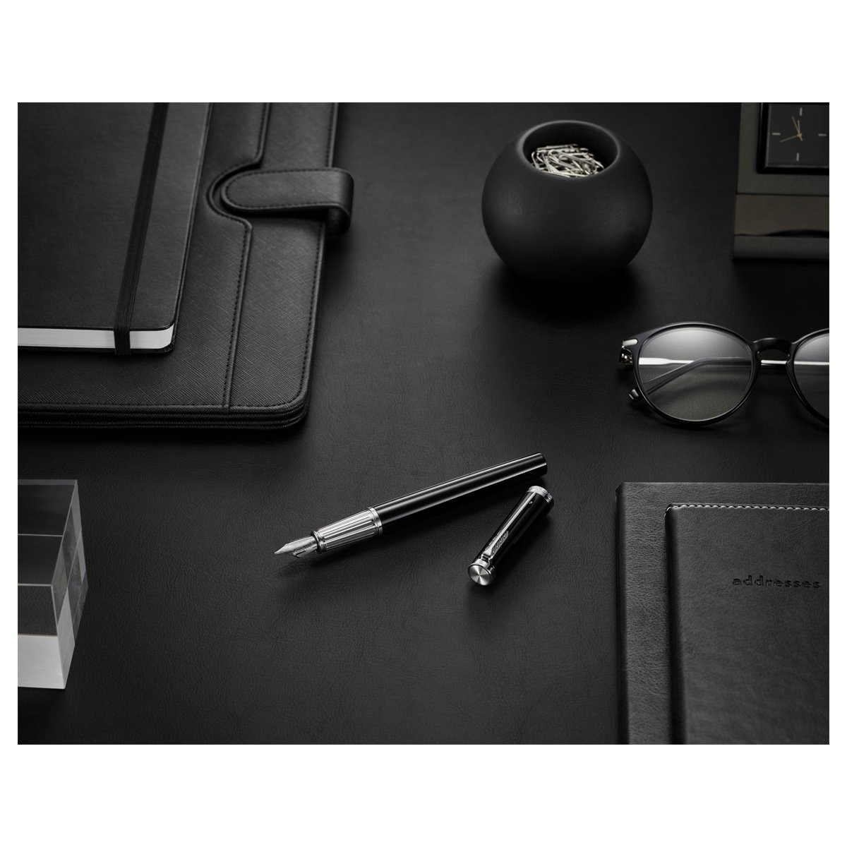 Ручка перьевая Parker «Ingenuity Black CT» 0.8мм, подарочная упаковка