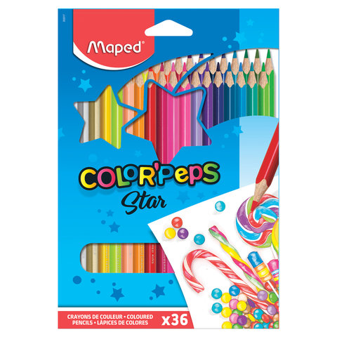превью Карандаши цветные Maped COLOR PEPS 36 цв. 