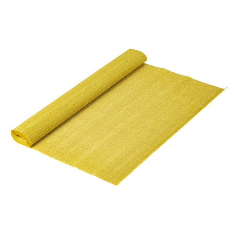 Бумага гофрированная (ИТАЛИЯ) 180 г/м2, янтарная (579), 50×250 см, BRAUBERG FLORE
