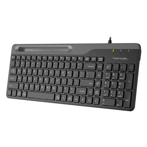 Клавиатура проводная A4TECH Fstyler FK25, USB, 103 кнопки, черная