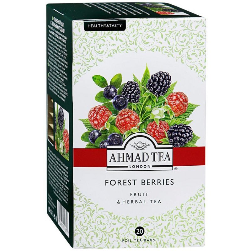 превью Чай Ahmad Tea Forest Berries травяной с лесными ягодами 20 пакетиков