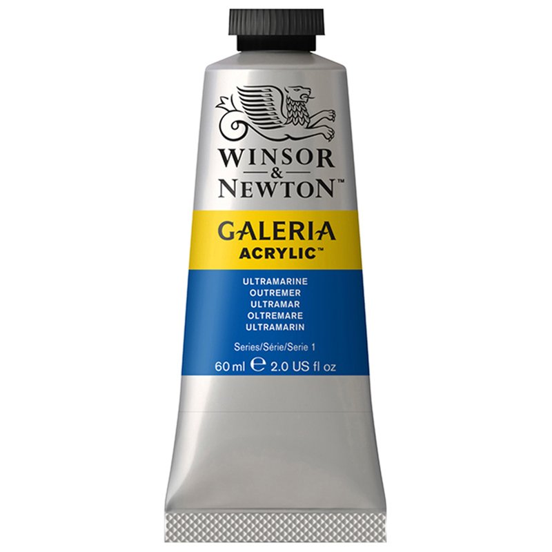 превью Краски акриловые Winsor&Newton «Galeria», 60 мл, туба, ультрамарин