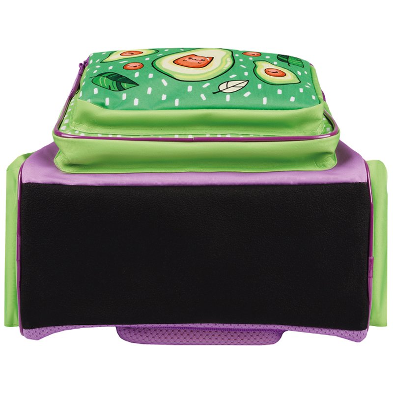 Ранец ArtSpace облегченный Happy School «Happy Avocado» 39×28×18см, 1 отделение, 4 кармана, анатомическая спинка