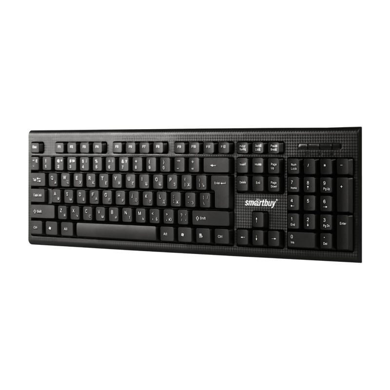 Клавиатура Smartbuy ONE 115 проводная черная (SBK-115-K)/20