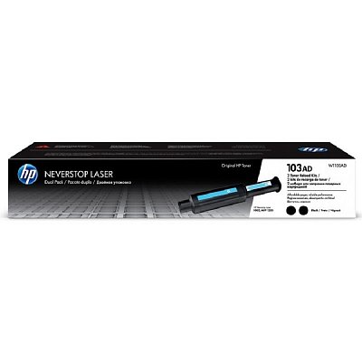 Комплект заправочный HP 103AD W1103AD Neverstop Laser черный оригинальный двойная упаковка