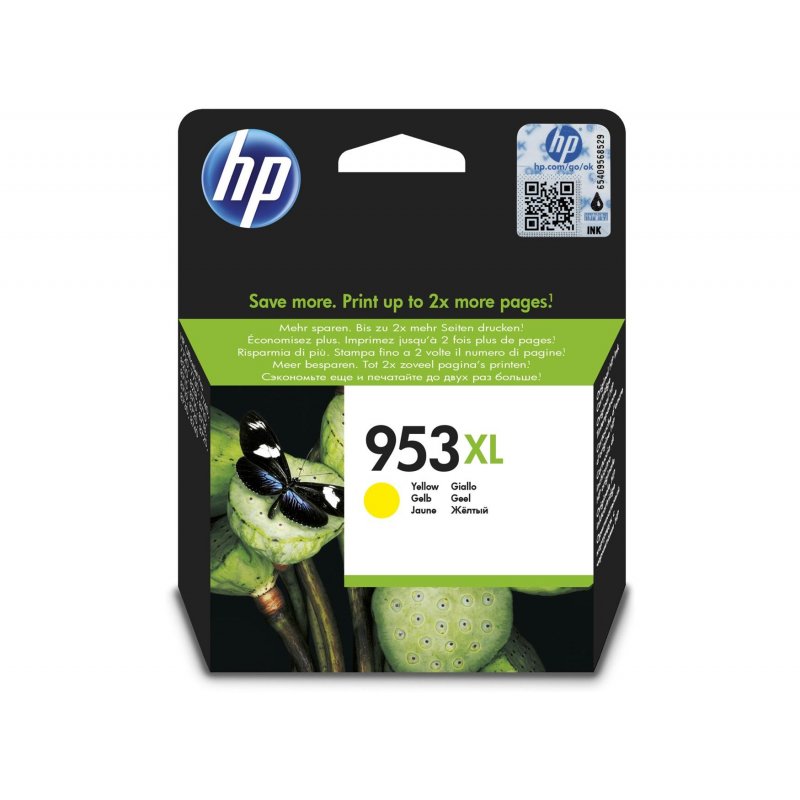 Картридж струйный HP 953XL F6U18AE жел. пов. емк. OJ Pro 8210/8720