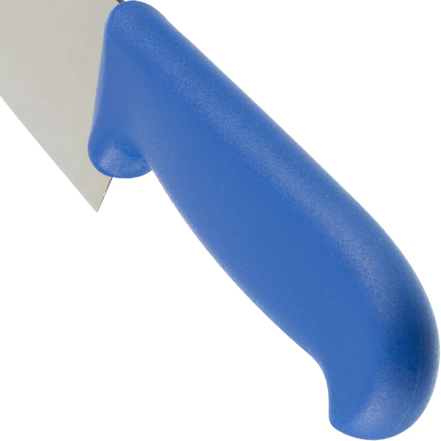 Нож поварской лез 254 мм толщ 2 мм 3Cr13 синяя пластиковая ручка