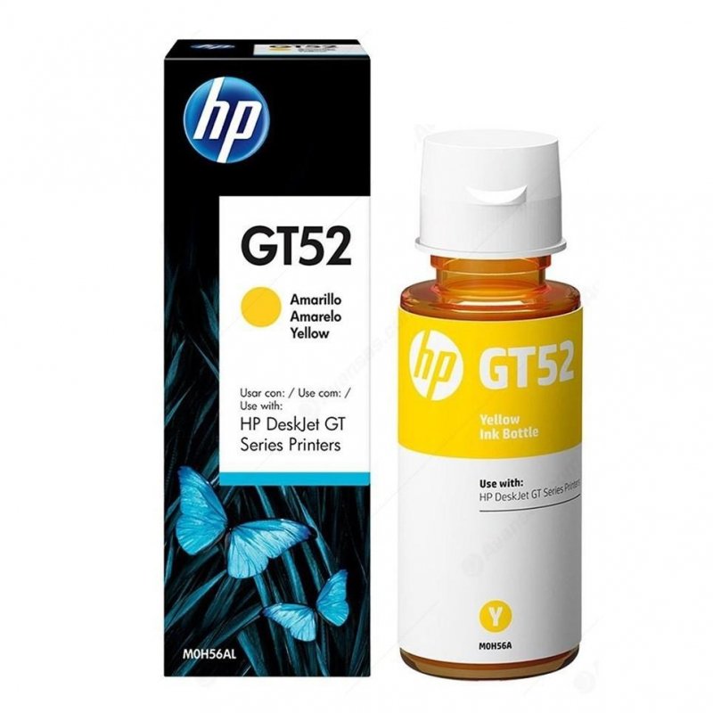Контейнер с чернилами HP GT52 M0H56AE жел. для DJ GT 5810/5820