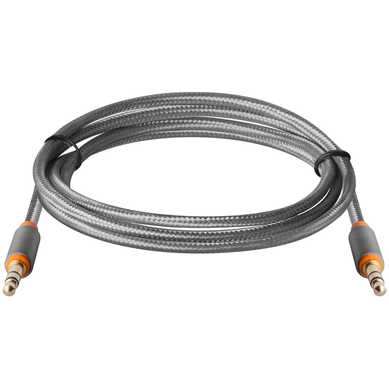Кабель удлинительный Defender JACK01-03 аудио JACK (M) - JACK (М), 1.2м, серый