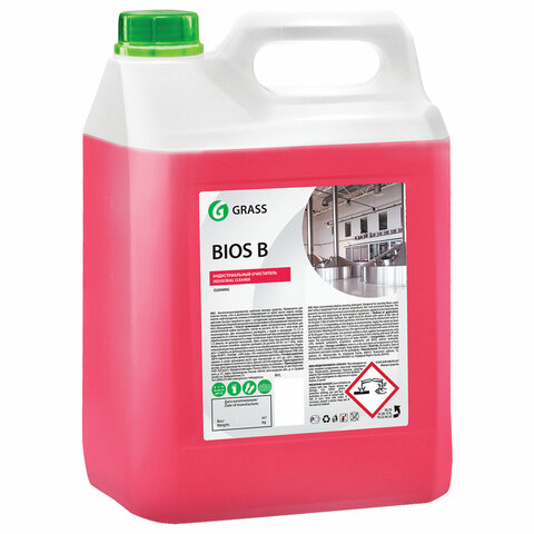 превью Средство моющее 5.5 кг GRASS BIOS B, для промышленного оборудования, щелочное, концентрат