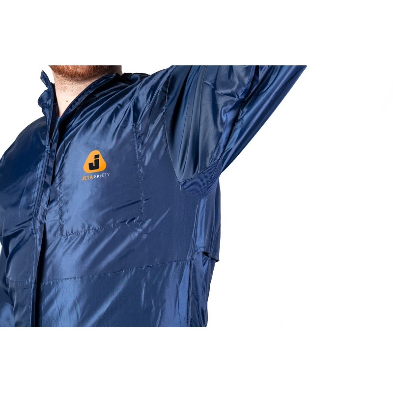 Комбинезон многоразовый с капюшоном синий Jeta Safety JPC75b (размер 54-56, XXL)