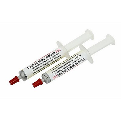 Смазка силиконовая 221 REXANT, до +350, 2 мл, шприц (09-3955)