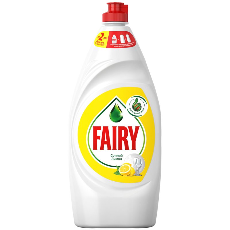 Средство для мытья посуды Fairy 900 мл (в ассортименте)