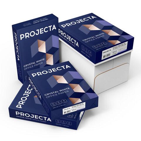 Бумага для офисной техники Projecta (А4, марка В, 80 г/кв.м, 500 листов)