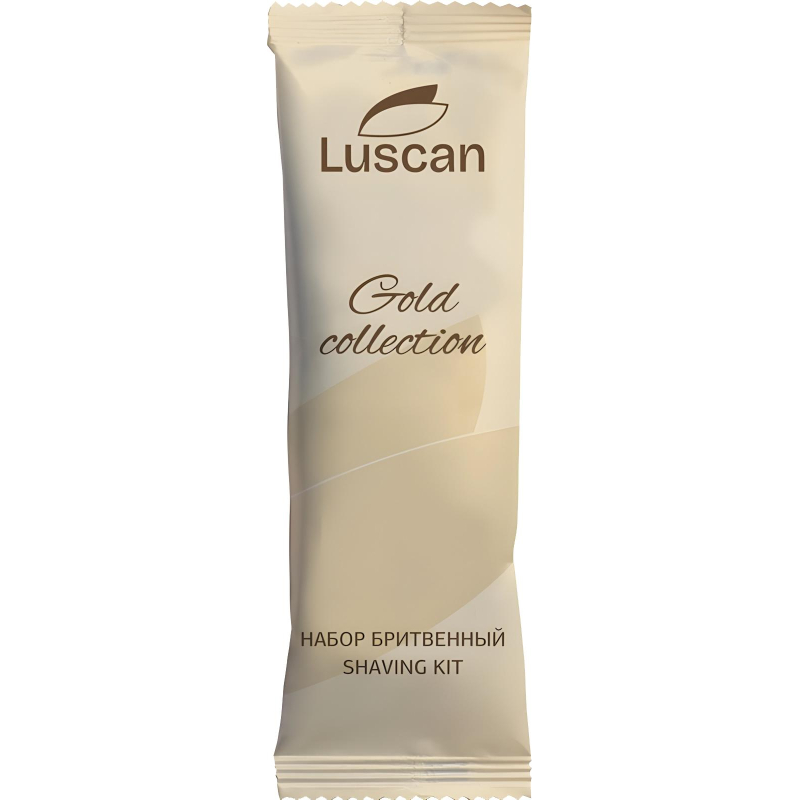 Набор бритвенный Luscan Gold Collection ПЭ, 200шт/наб