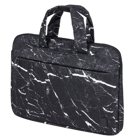 Сумка-портфель BRAUBERG «Marble» с отделением для ноутбука 14", 3 кармана, 26×36х3 см