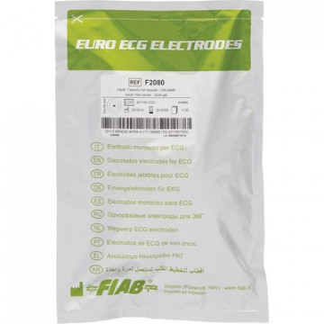Электроды для ЭКГ однораз. D55мм, нетканн. Fiab F2060 50шт/уп, 24уп/ящ