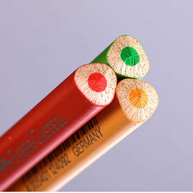 Карандаши цветные Faber-Castell «Grip», 12цв., трехгран., заточен., метал. кор. 