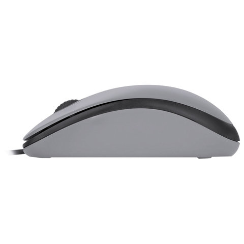 Мышь проводная LOGITECH M110, USB, 2 кнопки+1 колесо-кнопка, оптическая, серая
